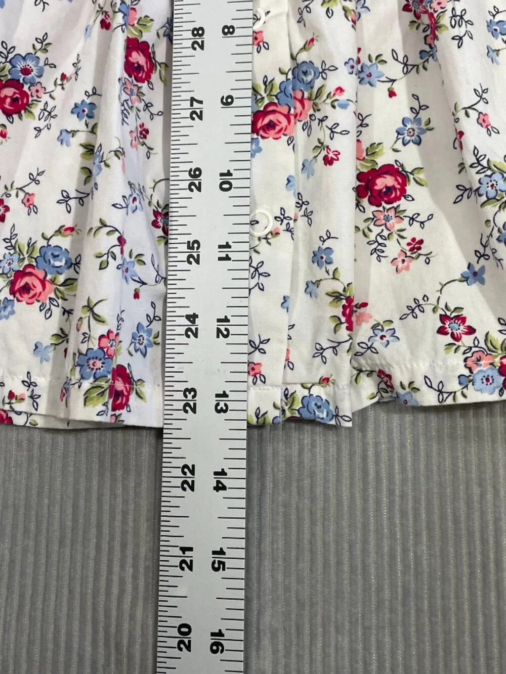 Vintage 2002 Gymboree Baby Girl Smocked Floral Cotton Dress 3-6 Months